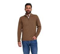 JACK PYKE Ashcombe 100% Lambswool Long Sleeve Zip Knit Jumper Pullover Barley Medium