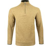 JACK PYKE Ashcombe 100% Lambswool Long Sleeve Zip Knit Jumper Pullover Barley X-Large