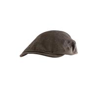 JACK PYKE Ashcombe Men's Flat Cap - Breathable Nyco Outdoor Country Hat with Waterproof TPU Membrane for Hunting, Shooting & Walking - Size 58 Brown