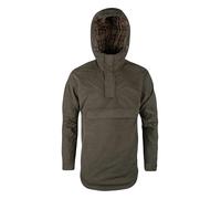 JACK PYKE Ashcombe Overhead All-Weather Windbreaker Jacket for Men - Waterproof Smock with Pockets for Hiking, Fishing, Bushcraft - Brown Medium