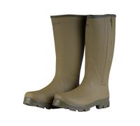 Jack Pyke Ashcombe Zipped Wellington Boots Mens YKK Neoprene Lining Light Olive