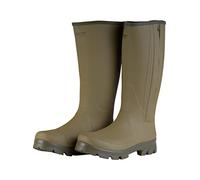 Jack Pyke Ashcombe Zipped Wellington Boots Mens YKK Neoprene Lining Light Olive