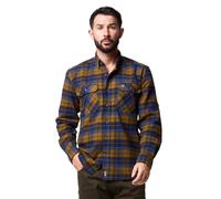 JACK PYKE Bleasdale Flannel Shirt for Men Navy Russet Large