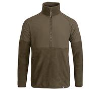 JACK PYKE Bleasdale Half Zip Fleece Top - Lightweight Outdoor Soft Fleece Jacket for Mens with Zipped Pocket and Contrast Panels - Ideal Warm Mid Layer for Hiking, Camping - Dark Olive XXX-Large