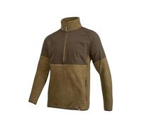 JACK PYKE Bleasdale Half Zip Fleece Top - Lightweight Outdoor Soft Fleece Jacket for Mens with Zipped Pocket and Contrast Panels - Ideal Warm Mid Layer for Hiking, Camping - Dark Mustard X-Large
