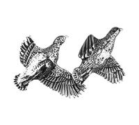 Jack Pyke Brace Of Partridge Badge in Silver Jack Pyke Silver