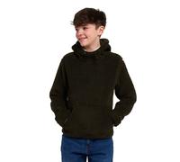 JACK PYKE Junior Sherpa Fleece Hoodie Dark Olive M