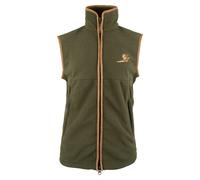 Jack Pyke Countryman Olive Gilet Fleece Pheasant Motif Hunting Shooting Fishing
