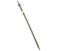 JACK PYKE Decoy Pegs Pack of 12 - 110g Adjustable Spring Loaded Metal Hunting Stakes for Realistic Decoy Movement - 34cm Long Pigeon Hunting Accessories