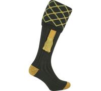Jack Pyke Diamond Wool Blend Shooting Socks with Garters 8 - 11 UK