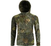 JACK PYKE Fieldman Fleece Hoodie for Men 250g - Warm, Lightweight, Water-Resistant Outdoor Pullover Hoodie with Drawstring Hood & Pocket - Perfect for Hunting, Fishing, Camping - English Oak XXL