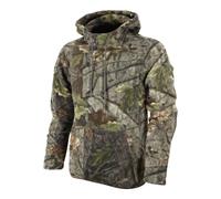 JACK PYKE Fieldman Fleece Hoodie for Men 250g - Warm, Lightweight, Water-Resistant Outdoor Pullover Hoodie with Drawstring Hood & Pocket - Perfect for Hunting, Fishing, Camping - English Oak XXL