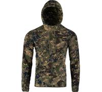 JACK PYKE Fieldman Fleece Hoodie for Men 250g - Warm, Lightweight, Water-Resistant Outdoor Pullover Hoodie with Drawstring Hood & Pocket - Perfect for Hunting, Fishing, Camping - Digicam XXL