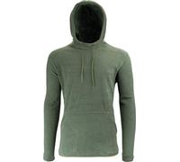 JACK PYKE Fieldman Fleece Hoodie for Men 250g - Warm, Lightweight, Water-Resistant Outdoor Pullover Hoodie with Drawstring Hood & Pocket - Perfect for Hunting, Fishing, Camping - Green XL