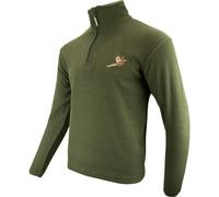 Jack Pyke Pheasant Motif Fleece Pullover - Green