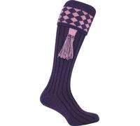 Jack Pyke Full Length Harlequin Shooting Socks with Garters Hunting Game Breeks