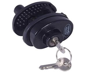 JACK PYKE Gun Trigger Safety Lock - Alloy Steel Keyed Firearm Lock for Rifles, Shotguns & Airguns - Rubber Panels, Quick Fit, Universal Design, 2 Keys, Black