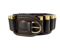 JACK PYKE Heavy Duty Cotton Canvas Cartridge Holding Belt Brown