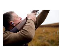 JACK PYKE High Quality Full Grain Genuine Leather Stock Recoil Pad Brown