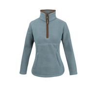 Jack Pyke Ladies 1/2 Zip Sherpa Fleece Pullover Ice Blue - Small