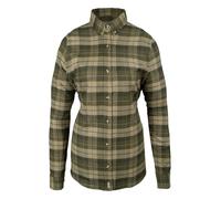 JACK PYKE Ladies Bleasdale Heavy Flannel Shirt Green Size 16