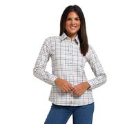 JACK PYKE Ladies Countryman Shirt Large Check Navy Size 10