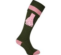 JACK PYKE Ladies Shooting Socks Pink 5 to 8 UK
