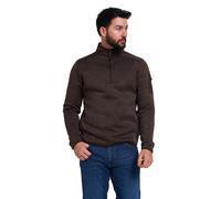 JACK PYKE Melange Quarter Zip Fleece Long Sleeve Brown Fleck X-Large