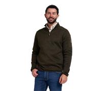 JACK PYKE Melange Quarter Zip Fleece Long Sleeve Green Fleck Medium