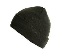 JACK PYKE Mens 3M Thinsulate Bob Hat - Warm 100% Acrylic Beanie Hat for Men, Fitted and Foldable, Ideal for Travelling, Holiday & Outdoors - Olive Green