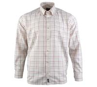 Jack Pyke Mens Countryman Shirt Burgundy Check - Small