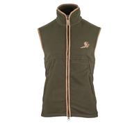 JACK PYKE Mens Countryman Thermal Fleece Gilet Pheasant Motif Dark Olive X-Large