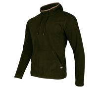 Jack Pyke Mens Fleece Pullover Hoodie Dark Olive Fishing Hunting Game