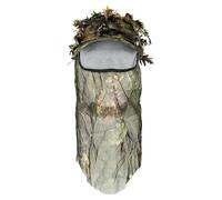 Jack Pyke Men's LLCS Oak Leaf Camo Baseball Cap with Veil in Green Jack Pyke Green One Size