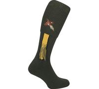 Jack Pyke Mens Pheasant Shooting Socks with Garters - - Size: 8-10