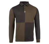 Jack Pyke Men's Rugby Long-Sleeved Polo Shirt in Green | Size: Medium Jack Pyke Green M