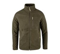 JACK PYKE Mens Waterproof Fleece Jacket, Breathable Long Sleeve Fleece Top with Elasticated Waist, Adjustable Cuffs & Zipped Pockets, Ideal for Hiking, Hunting & Country Wear - Earth Green/Brown Small