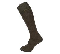 JACK PYKE Mens Wellington Boot Socks - Long Socks Mens with Moisture Wicking, Soft Thermal Fleece, Hardwearing Boot Socks for work, Walking, Hiking, Cold Weather - Green/Brown, UK 8-11