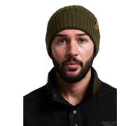 JACK PYKE Merino Wool Beanie Hat Unisex - Lightweight & Warm Winter Beanie Hats for Women & Men, Cable Knit Design, Foldable & Practical, Ideal for Outdoor Wear - Brown