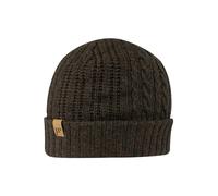 JACK PYKE Merino Wool Beanie Hat Unisex - Lightweight & Warm Winter Beanie Hats for Women & Men, Cable Knit Design, Foldable & Practical, Ideal for Outdoor Wear - Green