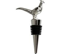 JACK PYKE Pheasant Wine Bottle Stopper 11cm - Polished Metal, Reusable Wine Cork for Wine, Champagne & Prosecco - Fits Most Bottles, Presentation Box Included - Unique Country Style Gift