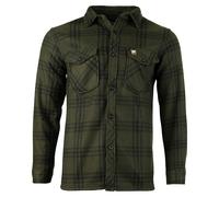 Jack Pyke Polar Fleece Shirt Green Check