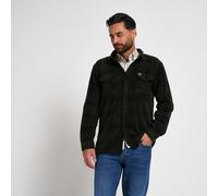 JACK PYKE Polar Fleece Long Sleeve Shirt Green Check S