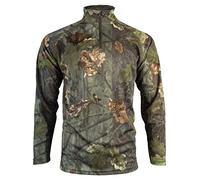 JACK PYKE Quick Wick Armour Long Sleeve Top - Quick-Dry, Lightweight, Breathable Wicking Mesh Fabric T-Shirt for Hiking, Training & Outdoor Activities - English Oak Large