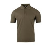 JACK PYKE Shires Mens Polo Shirt Short Sleeve - Breathable Polycotton T Shirt, Classic Collar, 3-Button Neck, Minimal Branding, Shrink and Wrinkle Resistant Everyday top for Outdoors - Green, L