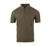 JACK PYKE Shires Mens Polo Shirt Short Sleeve - Breathable Polycotton T Shirt, Classic Collar, 3-Button Neck, Minimal Branding, Shrink and Wrinkle Resistant Everyday top for Outdoors - Green, M