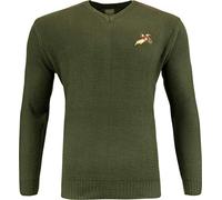 JACK PYKE Shooters Pheasant Embroidered Motif Pullover Large