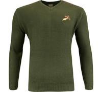 JACK PYKE Shooters Pheasant Embroidered Motif Pullover Small
