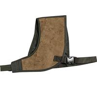 JACK PYKE Shoulder Recoil Pad, Fits Up to 50 inch Chest, Adjustable Strap, Suede Padded Shoulder Protector for Clay, Game & Rifle Shooting - Green