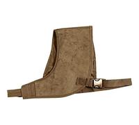 JACK PYKE Shoulder Recoil Pad, Fits Up to 50 inch Chest, Adjustable Strap, Suede Padded Shoulder Protector for Clay, Game & Rifle Shooting - Beige